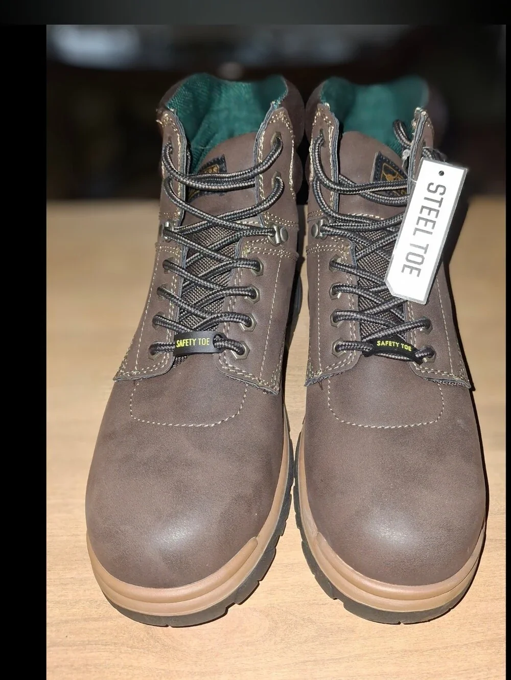 Texas Steer Maximus Men's Size 11 Steel Toe Work Boots
